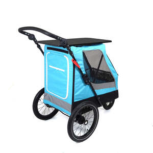 Premium Versatile Foldable <strong>Pet</strong> Stroller &amp; Bike Trailer Comfortable Doggy <strong>Pram</strong> for Small Large Dogs for Outdoor Travel Dog Shows - Product Image 2