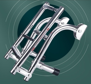 Escalera para barco de cuatro secciones, escaleras marinas de acero inoxidable 304, escaleras plegables rápidas para piscina de yate - Product Image 2