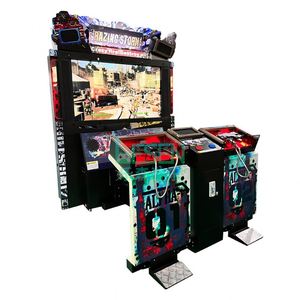 เครื่องเกมยิงปืนวิดีโอ 55 นิ้ว แบบหยอดเหรียญ ขายตรงจากโรงงาน รุ่น Razing Storm ผลิตจากโลหะและพลาสติก ภาษาอังกฤษ - Product Image 1