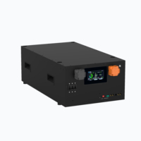 Boîtier de batterie LiFePO4 DIY JK 48V 51.2V en stock UE avec BMS intelligent et affichage, en acier inoxydable, 15kW, assemblé et prêt à l'emploi