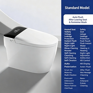 <span class=keywords><strong>Toilette</strong></span> intelligente Foam Shield Pulse avec télécommande, évacuation en S, siège chauffant et double chasse d'<span class=keywords><strong>eau</strong></span>, personnalisable OEM - Product Image 6