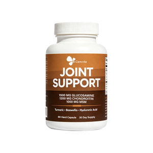 Complément alimentaire personnalisé pour le soutien articulaire, glucosamine, chondroïtine, curcuma en capsules, pour la santé osseuse, amélioration de la densité osseuse - Product Image 1