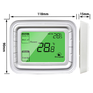 Thermostat numérique Honeywell T6861H2WG/T6861H2WB 230V pour commande de ventilo-convecteur - Product Image 3