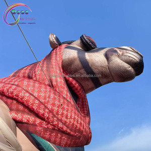 Inflatable phim hoạt hình Inflatable Lạc Đà thiết kế sáng tạo với quạt gió cho các sự kiện trang trí - Product Image 5