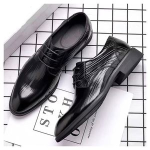 Designer Men's High Quality <b>Height</b> <b>Increasing</b> <b>Shoes</b>-Elegant Gentleman's Party Wedding Business Formal <b>Shoes</b> Waterproof - Product Image 1