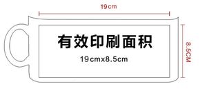 Taza de Café Clásica con Logotipo Personalizado, Sublimación, Interior Rojo y Negro, 15 oz, Base Redonda, Taza de Cerámica con Asa - Product Image 5