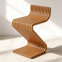 Tabouret de bar paramétrique moderne en bois sur mesure, chaises hautes durables pour la maison, la cuisine, la salle à manger, le comptoir de pub, mobilier de bar commercial