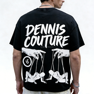 Camisetas de Diseño Personalizadas con Impresión en Serigrafía Extra Grande, 100% Algodón, Estilo Vintage, Corte Holgado, Camisetas Gráficas para Hombre - Product Image 2