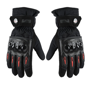 Guantes de Motocicleta para Invierno, Impermeables, Antideslizantes, Cálidos, de Dedo Completo, de Spandex y Poliéster, Unisex, para Uso en Exteriores y Esquí - Product Image 1
