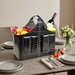 <span class=keywords><strong>Cesta</strong></span> de Regalo Navideña al por Mayor con Bolsillo, <span class=keywords><strong>Cesta</strong></span> Organizadora de Almacenamiento con Asa - Product Image 1