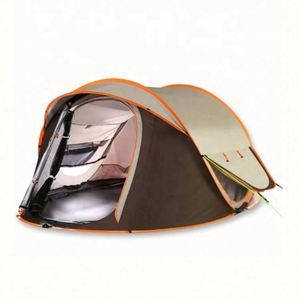 Grande tente de camping familiale pliable, imperméable, pour l'extérieur, quatre saisons, une chambre, automatique, pop-up, pour la pêche - Product Image 3