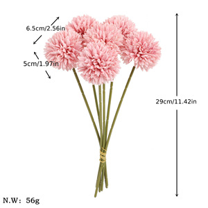 Fleur artificielle en soie <span class=keywords><strong>de</strong></span> chrysanthème réaliste, faite à la main, douce, moderne, pour le <span class=keywords><strong>Nouvel</strong></span> <span class=keywords><strong>An</strong></span> chinois et <span class=keywords><strong>centre</strong></span> <span class=keywords><strong>de</strong></span> <span class=keywords><strong>table</strong></span> <span class=keywords><strong>de</strong></span> mariage - Product Image 5