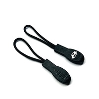 Tirants de fermeture éclair en plastique PP lavables, décoratifs, sans AZO, de haute qualité, avec logo personnalisé en couleur et gaufré, sans nickel