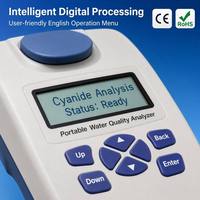 Analyseur portable de la qualité de l'eau au cyanure TR-102H, testeur de cyanure pour l'analyse des eaux usées, des eaux de vidange et des eaux industrielles, surveillance d'urgence