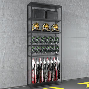 Accessoires populaires de présentoir de casque de moto en métal de YiSheng pour le support de casque d'affichage de magasin personnaliser - Product Image 3