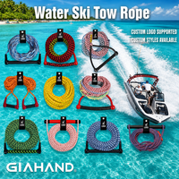 Tali Penarik Ski untuk Selancar Ombak, Tali Pegangan Wakeboard Apung, Bahan Polipropilena untuk Pria