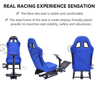 GY077 Sédentaire Pas Fatigué Full Motion Car Race Seat Sim Racing Simulator Cockpit pour Playstation 2 3,Wii,XBox,Xbox 360