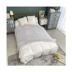 Fluffy Lightweight Queen 90x90 270GSM Warm Comfy Super Soft & Plush Throw for Bed Faux Fur blanket