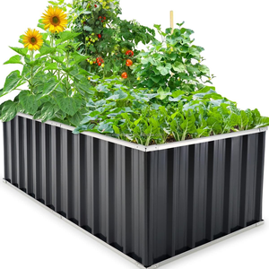 <span class=keywords><strong>Lit</strong></span> <span class=keywords><strong>de</strong></span> <span class=keywords><strong>jardin</strong></span> surélevé galvanisé, jardinière en métal, kit <span class=keywords><strong>de</strong></span> <span class=keywords><strong>lit</strong></span> <span class=keywords><strong>de</strong></span> <span class=keywords><strong>jardin</strong></span> surélevé en acier <span class=keywords><strong>gris</strong></span> - Product Image 1