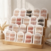 Ongles à presser en gros des États-Unis, haute qualité, motif œil-de-chat français long et pointu, tailles XS/S/M/L, prix de liquidation avantageux