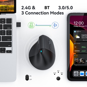 <span class=keywords><strong>Souris</strong></span> sans fil ergonomique silencieuse V30 avec option sans fil BT, rechargeable pour ordinateur portable, PC, <span class=keywords><strong>Mac</strong></span>, application, <span class=keywords><strong>souris</strong></span> verticale 6D - Product Image 4