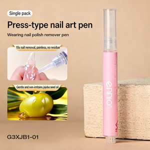 Stylo Dissolvant de Colle à Ongles pour Faux Ongles – Dissout la Colle Solide en <span class=keywords><strong>Gel</strong></span> – Sans Acétone – Formule Douce – Outil Portable pour Retirer les Embouts d'Ongles - Product Image 3