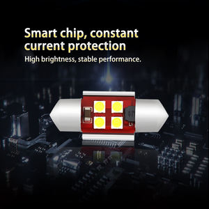 <span class=keywords><strong>G</strong></span>-View ไฟพู่ห้อย LED สำหรับตกแต่งภายในรถยนต์ C5W แบบ Canbus 31มม. 36มม. 39มม. 41มม. สำหรับโฟกัสยานพาหนะนำ C10W ภายในรถ - Product Image 3