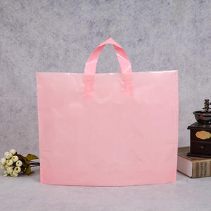 Sac en plastique à provisions imprimé de poignées de boucle molles personnalisées bon marché d'usine avec des conceptions de fantaisie - Product Image 3