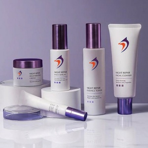 Wholesale <b>Empty</b> Toner Lotion Glass <b>Bottle</b> Cosmetic Container Skincare Packaging Cream Jars - Product Image 3