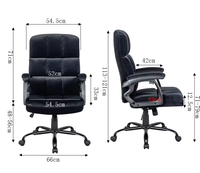 Kursi Kantor Eksekutif Berputar dengan Kain Beludru yang Dapat Disesuaikan, Desain Ergonomis Kontemporer dengan Warna yang Dapat Dikustomisasi untuk Penggunaan di Rumah atau Kantor