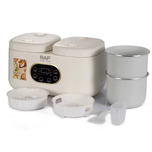 Mini-cuiseur à riz électrique haute capacité à double compartiment avec menu multifonction et température constante 24h/24 - Product Image 2