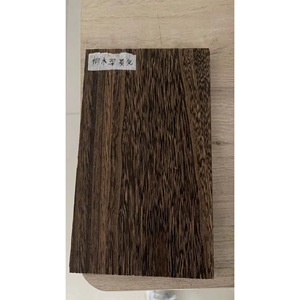 Planche en bois de Paulownia carbonisé 41x15x1.5cm, panneau en bois massif rustique fortement carbonisé - Product Image 1