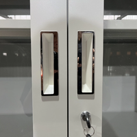 Armoire de rangement métallique en acier laminé à froid de 0,6 à 1,2 mm avec étagères réglables pour bureau