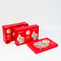 Boîte cadeau en carton de qualité alimentaire, impression personnalisée, anti-rayures, poignée portable, vente en gros pour desserts et confiseries
