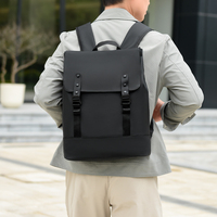 Nueva Mochila de Viaje para Hombre, Impermeable, de Cuero PU, para Computadora, Casual, Moderna, para Estudiantes, al por Mayor