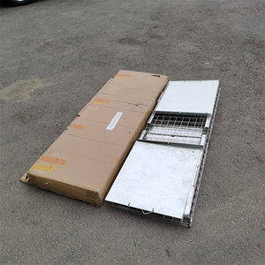 Piège à animaux domestiques et sauvages en métal, grand modèle, pour <span class=keywords><strong>coyote</strong></span>, écureuil, lapin, raton laveur, chien, renard, chat errant - Product Image 6
