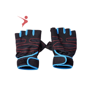 Gant demi-doigt de levage de fitness pour hommes et femmes, gant respirant d'absorption de la sueur pour le cyclisme en plein air, gants anti-transpiration étendus - Product Image 1