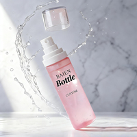 Muestra gratis Color personalizado 100ML 3,33 oz Botella de spray de perfume Botella de spray portátil Botella de spray de pequeño volumen transparente