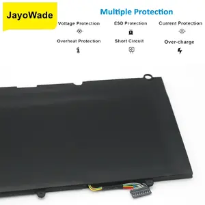 بطارية لاب توب بديلة جديدة PW23Y من المصنع DELL XPS 13 9360 Series RNP72 TP1GT 7.6V 60WH PW23Y بطاريات الكمبيوتر المحمول - Product Image 3