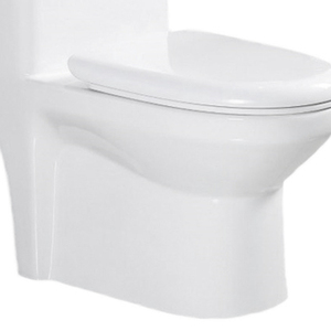Sanitarios blanco ahorro de agua mudo desodorante 4D sifónico de flushing de fácil de limpiar una pieza de baño de lujo de baño - Product Image 4