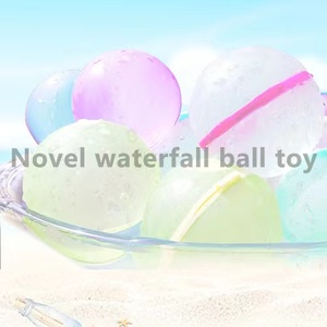 Bombes de ballons en silicone réutilisables à remplissage rapide avec cascade, jouet d'été de combat d'eau intérieur extérieur pour enfants - Product Image 4