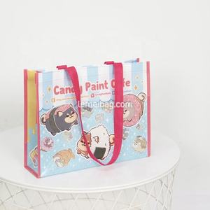 Reusable Packaging Polypropylene Laminated Non <b>Woven</b> Shopping <b>Tote</b> Rpet Pp <b>Bag</b> With Custom Logo - Product Image 1