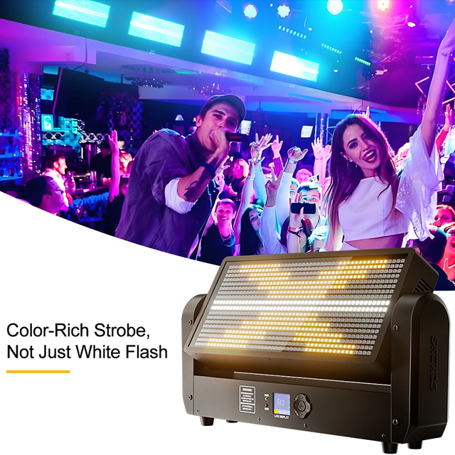 Professional 200W Moving Head Strobe Light DMX512  Strobe Light for DJ Disco Club Party Event
