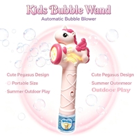 Nouveau pistolet à bulles électrique style cheval arc-en-ciel YT, jouet en plastique pour bébé, jeu d'extérieur amusant pour enfants