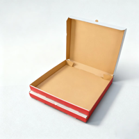 Boîte à pizza à emporter en carton ondulé de qualité alimentaire SP3905, logo personnalisé imprimé, vente en gros, 8-16 pouces, pour pizzeria et livraison de restaurant