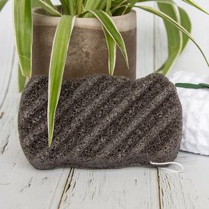 Gloway – soins de peau personnalisés, éponge <span class=keywords><strong>Konjac</strong></span> au charbon de bois noir actif compressé de luxe 100% biologique naturel, vente en gros - Product Image 2