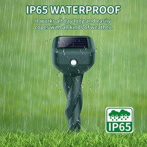 Năng lượng mặt trời-powered siêu âm mole Repellent thân thiện với môi groundhog Vole điều khiển cho bãi cỏ & vườn không thấm nước động vật kiểm soát dịch hại - Product Image 6