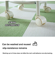 Peel and Stick Teppich fliesen Selbst klebende Boden matte Wasch bar Anti-Rutsch Einfach zu installieren DIY Home Office Wohnzimmer matte