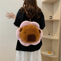 Sac à dos en peluche créatif en forme de dauphin mignon, sac à dos de dessin animé pour enfants, vente chaude