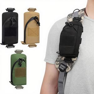 Tactical <b>Molle</b> Pouch Tactical EDC Utility <b>Bag</b> Outdoor Duty Gear Organizer Compact Shoulder Strap <b>Bag</b> Phone Holder Polyester - Product Image 1